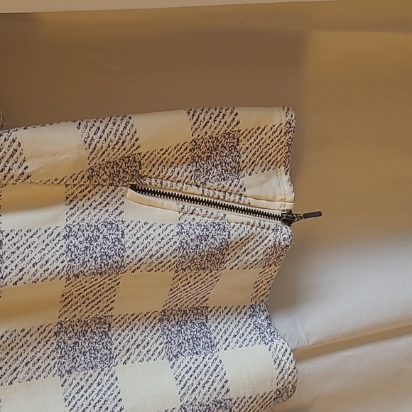 J jill top, size med, cream & navy. - Picture 3 of 7